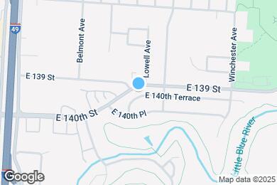 Map image of the property - 6302 E 140th Terrace