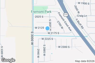 Map image of the property - 2862 W 2175 S