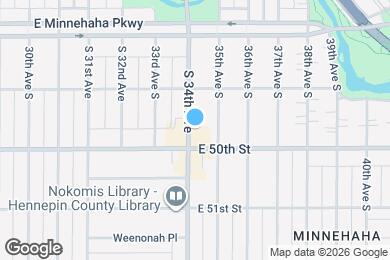 Map image of the property - 4935 34th Ave S