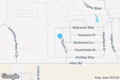 Map image of the property - 676 Classic Ln