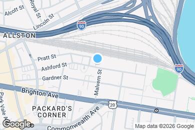 Map image of the property - 72 Ashford St