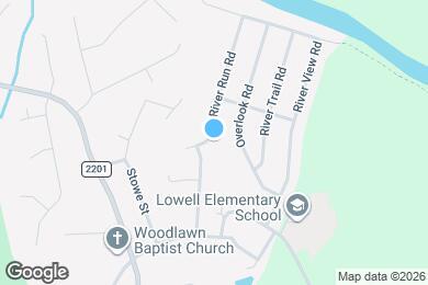 Map image of the property - 1312 River Run Rd