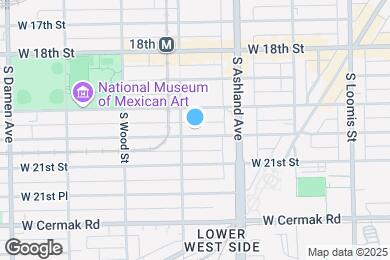 Map image of the property - 1644 W Cullerton St