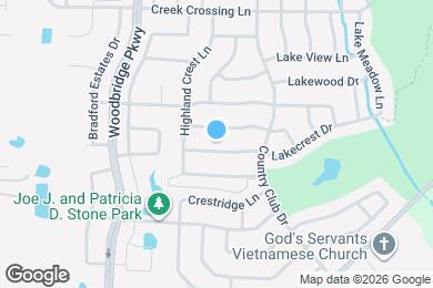 Map image of the property - 6107 Lakecrest Dr