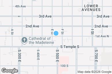 Map image of the property - 420 E 1st Ave