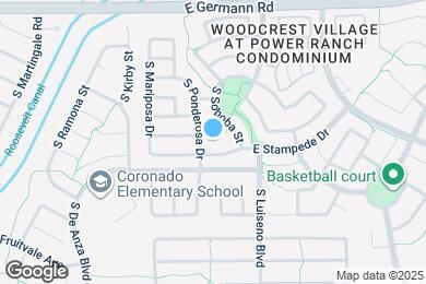 Map image of the property - 3741 E Sundance Ave