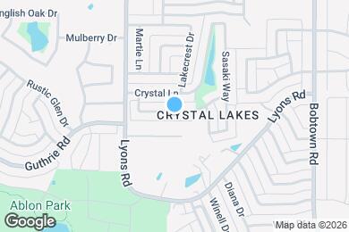 Map image of the property - 4218 Baccarat Dr