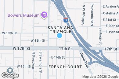 Map image of the property - 1727 N Bush St