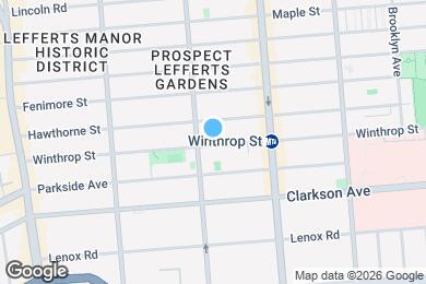 Map image of the property - Spacious 2 Bed 2 Bath in Prospect Lefferts Gardens - Rooftop Access & More!