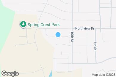 Map image of the property - 1080 Bel Aire Ct