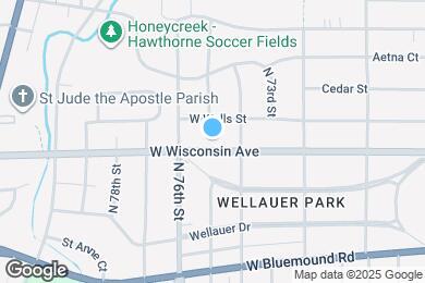 Map image of the property - 7434 W Wisconsin Ave