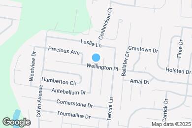 Map image of the property - 1443 Antebellum Dr