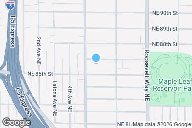 Map image of the property - 525 NE 86th St