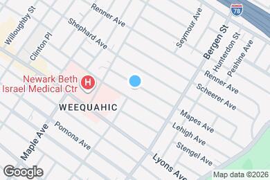 Map image of the property - 152 Mapes Ave