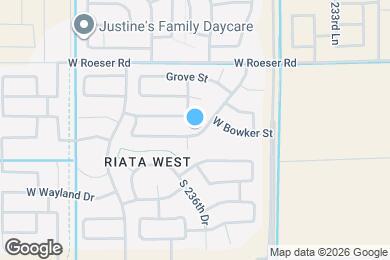 Map image of the property - 23656 W Bowker St