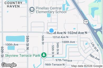 Map image of the property - 5512 102nd Ave N