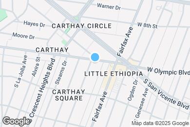 Map image of the property - 6168 W Olympic Blvd