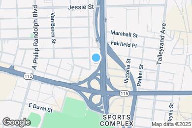 Map image of the property - 1319 Pasco St