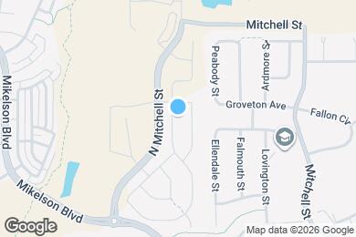 Map image of the property - 46 S Edge Cliff St