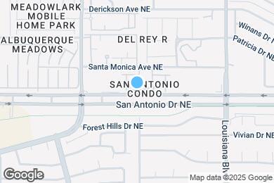 Map image of the property - 6501 San Antonio Dr NE