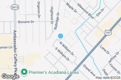 Map image of the property - 210 N William Dr