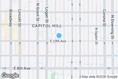 Map image of the property - 555 E 10th Ave