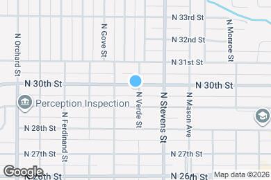 Map image of the property - 4502 N 30th St