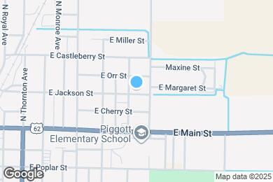 Map image of the property - 838 E Jackson St