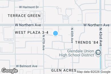 Map image of the property - 4613 W Augusta Ave