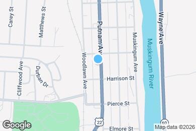 Map image of the property - 731 Putnam Ave
