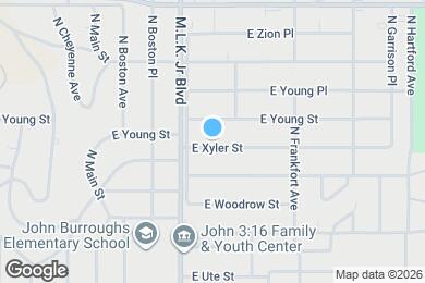 Map image of the property - 229 E Xyler St