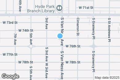 Map image of the property - 2206 W 75th St
