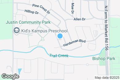 Map image of the property - 216 Cedar Crest Dr