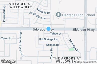 Map image of the property - 13870 Tahoe Ln