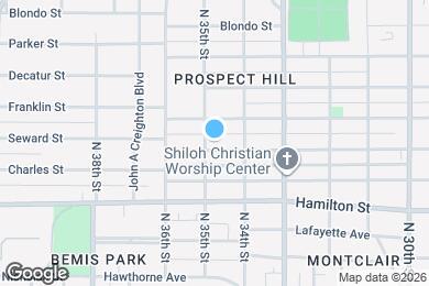 Map image of the property - 3430 Seward St