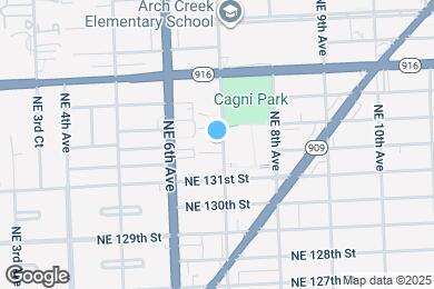 Map image of the property - 13200 NE 7th Ave