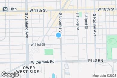 Map image of the property - 2008 S Loomis St