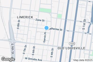 Map image of the property - 514 W Saint Catherine St