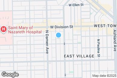 Map image of the property - 1115 N Winchester Ave