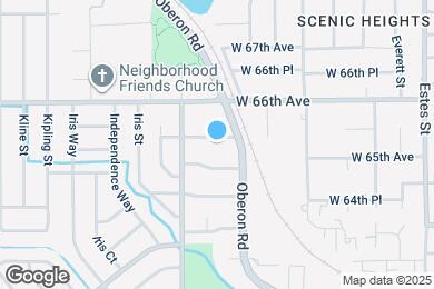Map image of the property - 9462 W 65th Ave