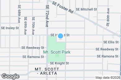 Map image of the property - 7321 SE Ellis St