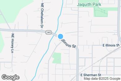 Map image of the property - 304 W Illinois St