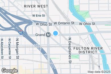 Map image of the property - 711 W Grand Ave