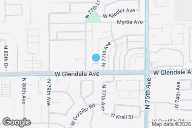 Map image of the property - 7017 N 77th Dr