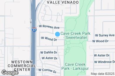 Map image of the property - 2520 W Wood Dr