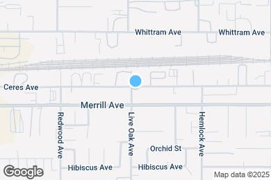 Map image of the property - 8861 Live Oak Ave