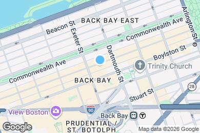 Map image of the property - 170 Newbury St