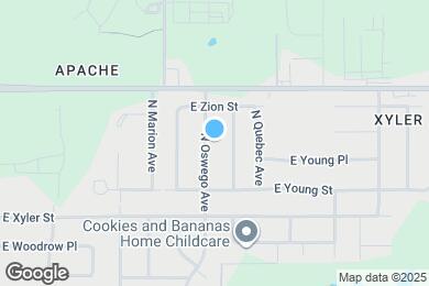 Map image of the property - 2441 N Oswego Ave