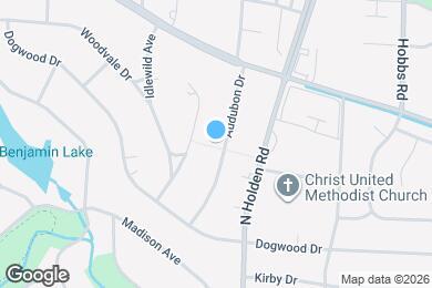 Map image of the property - 523 Audubon Dr