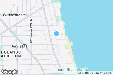 Map image of the property - 1337 W Fargo Ave